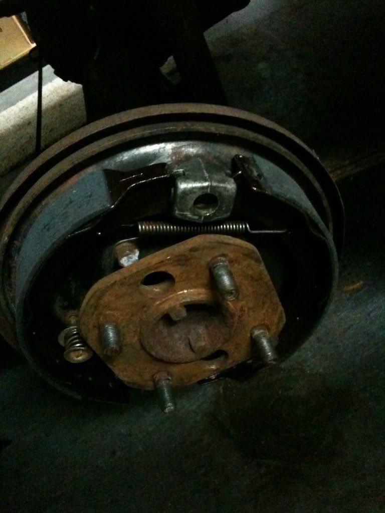 Stock 510 rear drum brake shoe positions. Brakes Ratsun Forums
